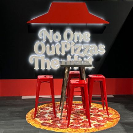 Pizza Hut booth - FEAT
