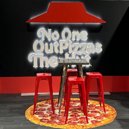 Pizza Hut booth - FEAT